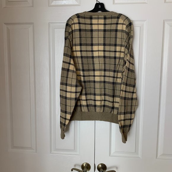 BOBBY JONES Classic Argyle 100% Cotton Sweater SZ L - Picture 6 of 10